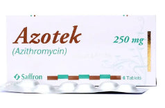 AZOTEK 250MG TABLETS 6S